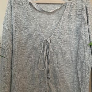 Grey Free People Sweater